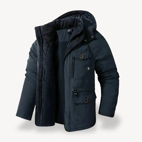 Heren Parka Winterjas Met Afneembare Capuchon Voor Buitenactiviteiten 5