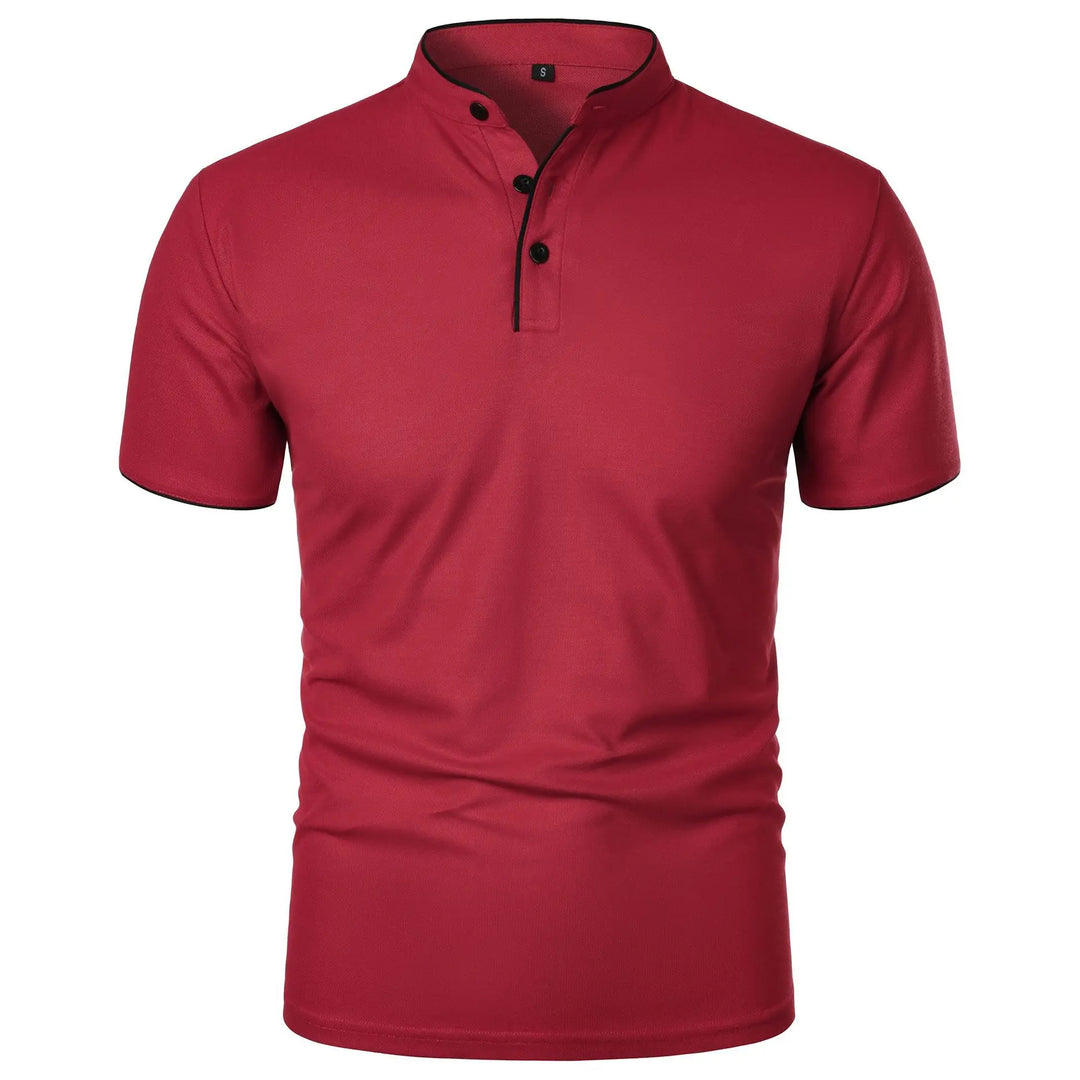 Heren Polo Korte Mouwen Casual Ademend Poloshirt 10