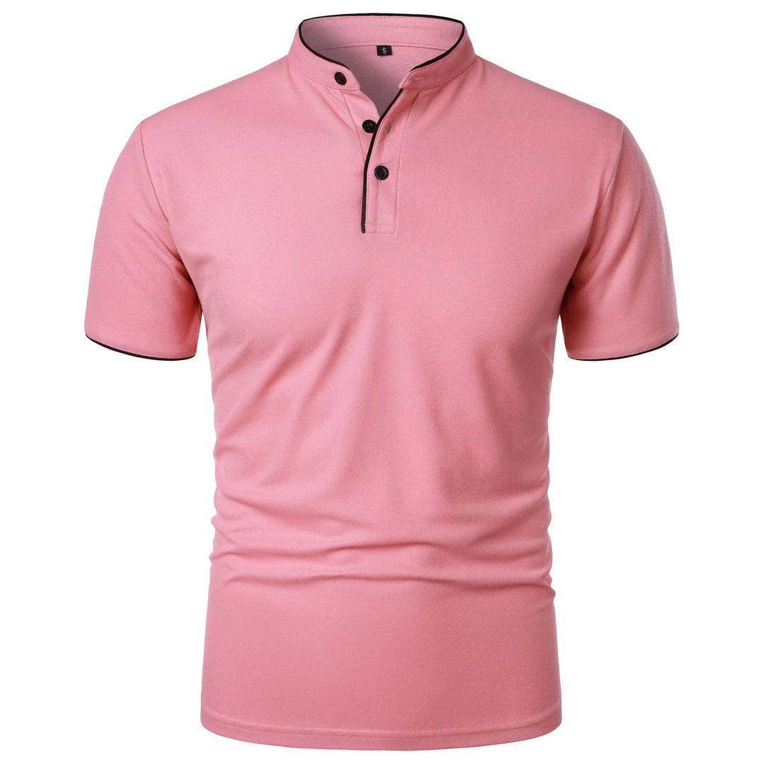 Heren Polo Korte Mouwen Casual Ademend Poloshirt 4
