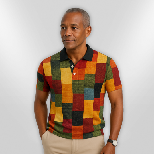 Heren Polo Korte Mouwen Casual Katoen Mix 1