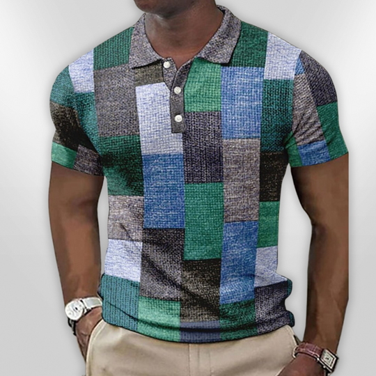 Heren Polo Korte Mouwen Casual Katoen Mix 3