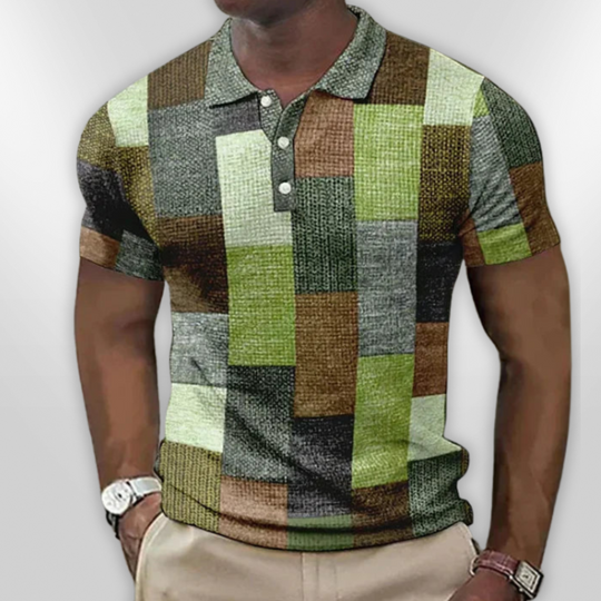 Heren Polo Korte Mouwen Casual Katoen Mix 6