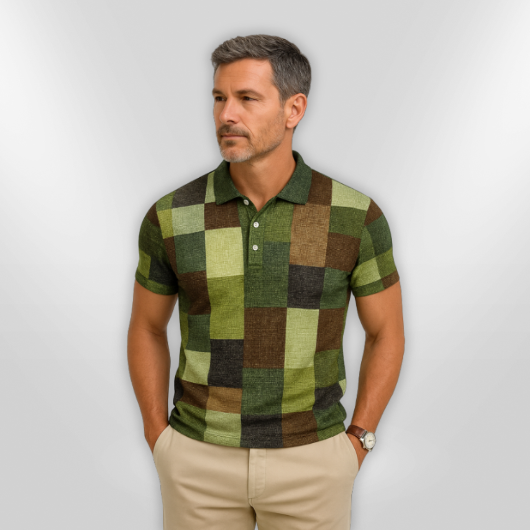 Heren Polo Korte Mouwen Casual Katoen Mix 7