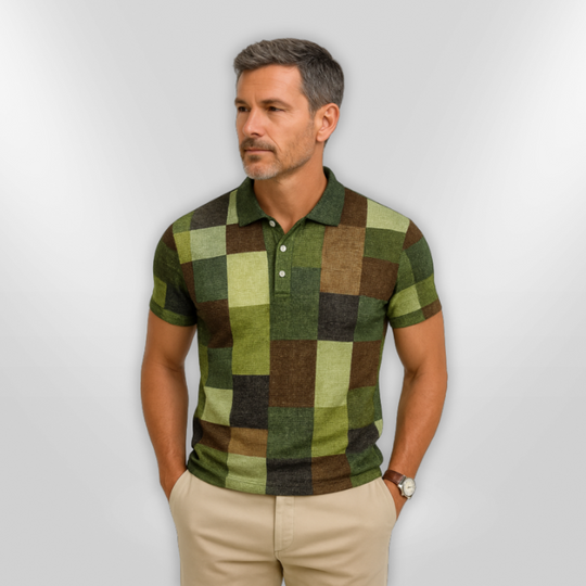 Heren Polo Korte Mouwen Casual Katoen Mix 7