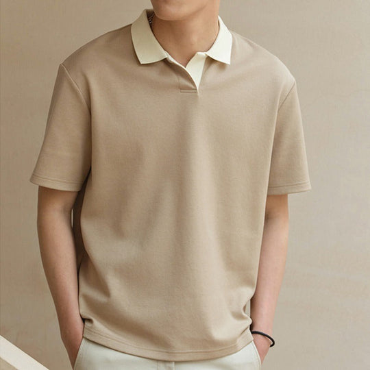 Heren Polo Minimalistisch Design Comfortabele Pasvorm 1