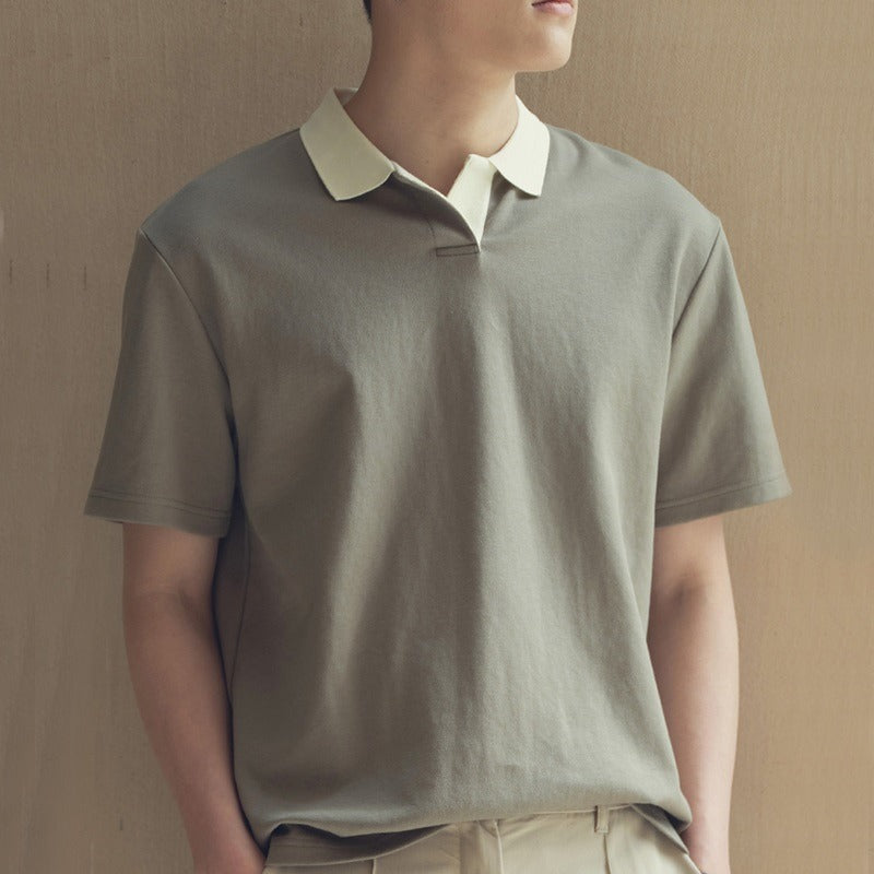 Heren Polo Minimalistisch Design Comfortabele Pasvorm 2