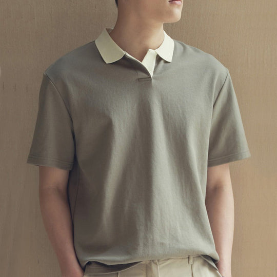 Heren Polo Minimalistisch Design Comfortabele Pasvorm 2