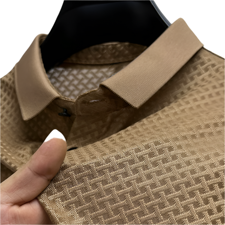 Heren Polo Premium Stijl Zijde 0