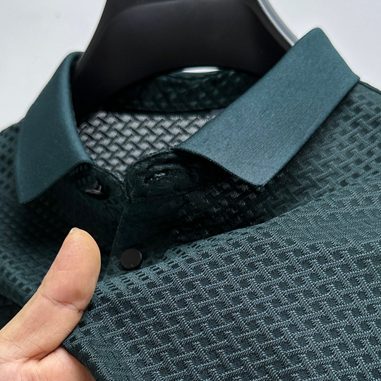 Heren Polo Premium Stijl Zijde 2