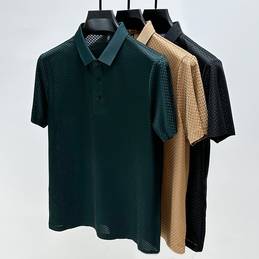 Heren Polo Premium Stijl Zijde 3