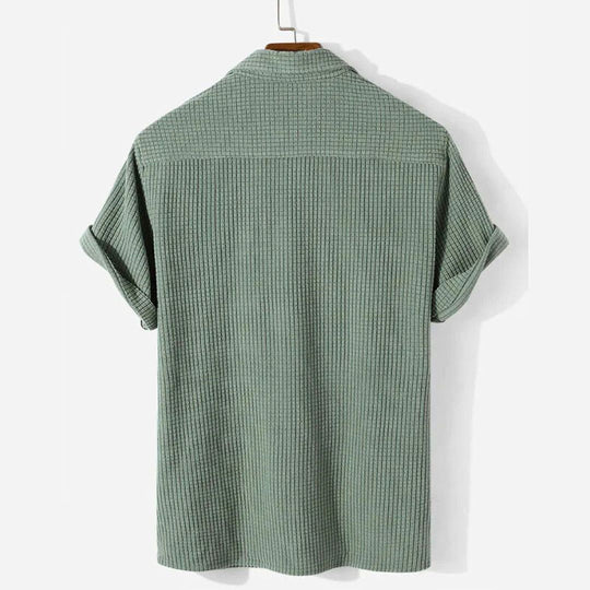 Heren Polo Relaxed Textuur Gebreid 3