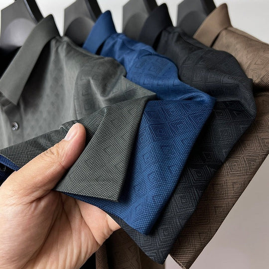 Heren Polo Shirt Nanosilk Klassiek Design 1