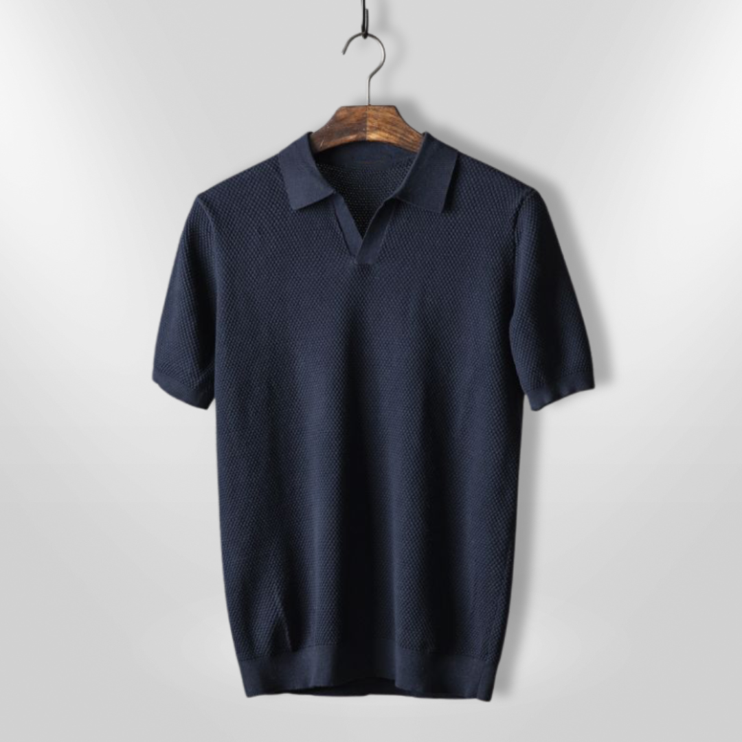 Heren Polo Slim Fit Ademend Polyester Katoenmix 2