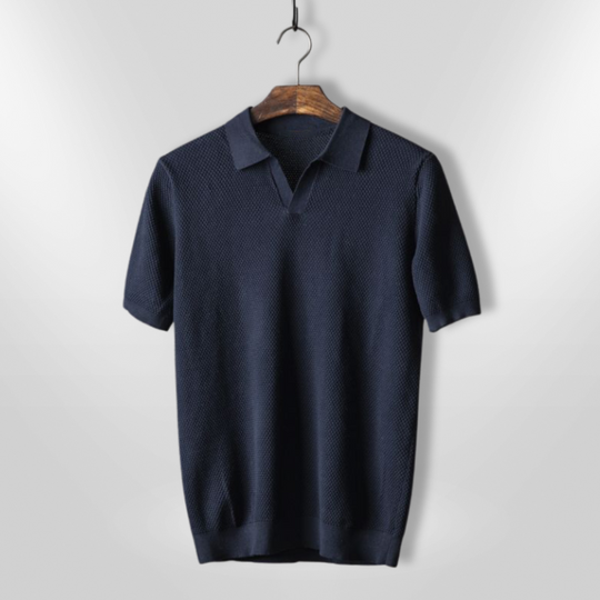 Heren Polo Slim Fit Ademend Polyester Katoenmix 2