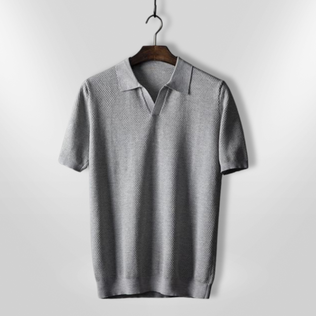 Heren Polo Slim Fit Ademend Polyester Katoenmix 3