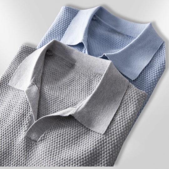 Heren Polo Slim Fit Ademend Polyester Katoenmix 5
