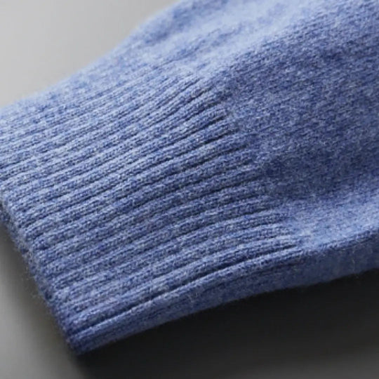 Heren Polo Trui met Ronde Hals en Ribbelmanchetten 4