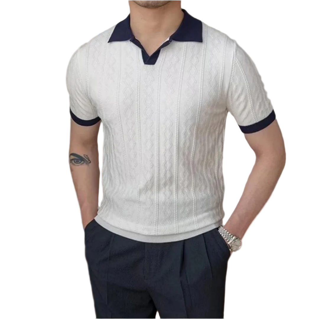 Heren Polo V-hals Casual Stijlvol 0