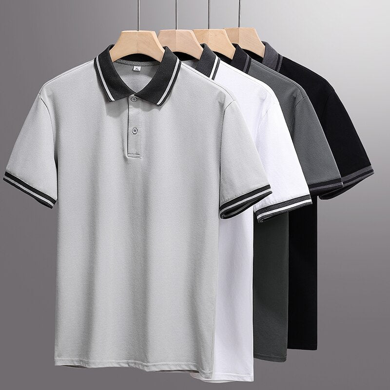 Heren Poloshirt Ademend Stijlvol Golfmateriaal 4