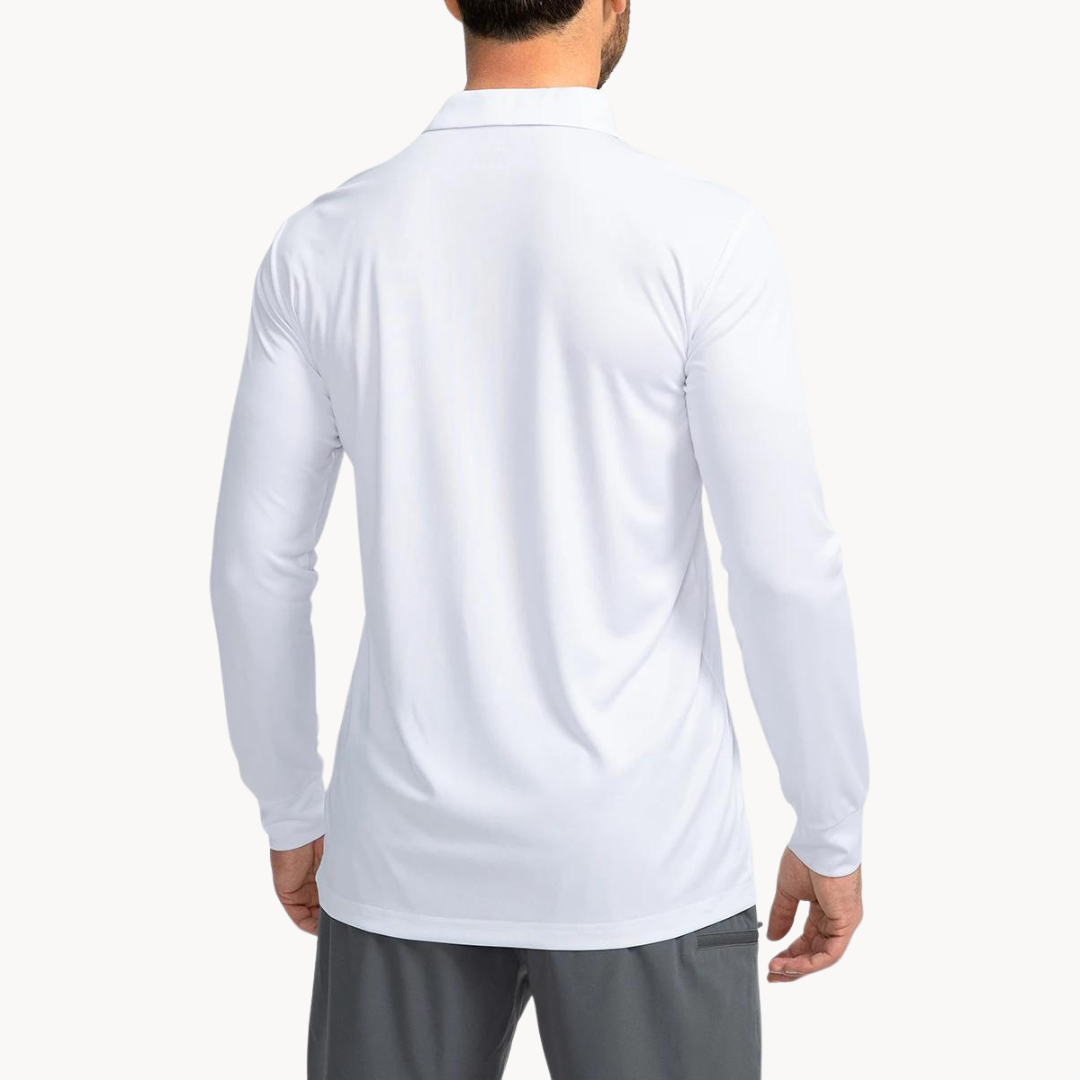 Heren Poloshirt Klassiek Met Knoopsluiting, Ademend en Flexibele Pasvorm 4