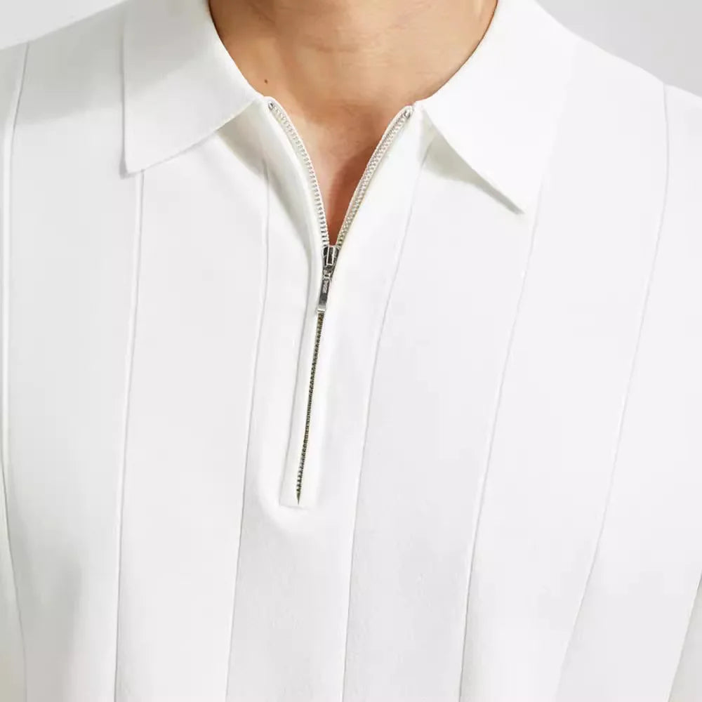 Heren Poloshirt Korte Mouwen Slanke Pasvorm Casual 3