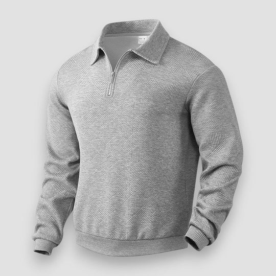 Heren Poloshirt met Rits en Sportieve Stijl 4