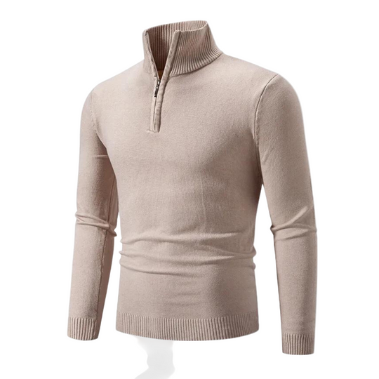 Heren Pullover Casual Ronde Halslijn met Ribgebreide Mouwen 0