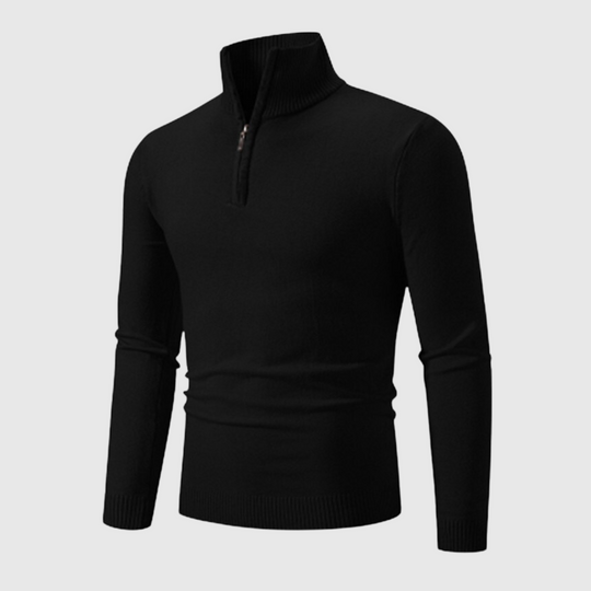 Heren Pullover Casual Ronde Halslijn met Ribgebreide Mouwen 2