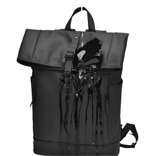 Heren Rugzak Rolltop Stijlvol Met Ruimte Voor Laptop En Persoonlijke Spullen 3