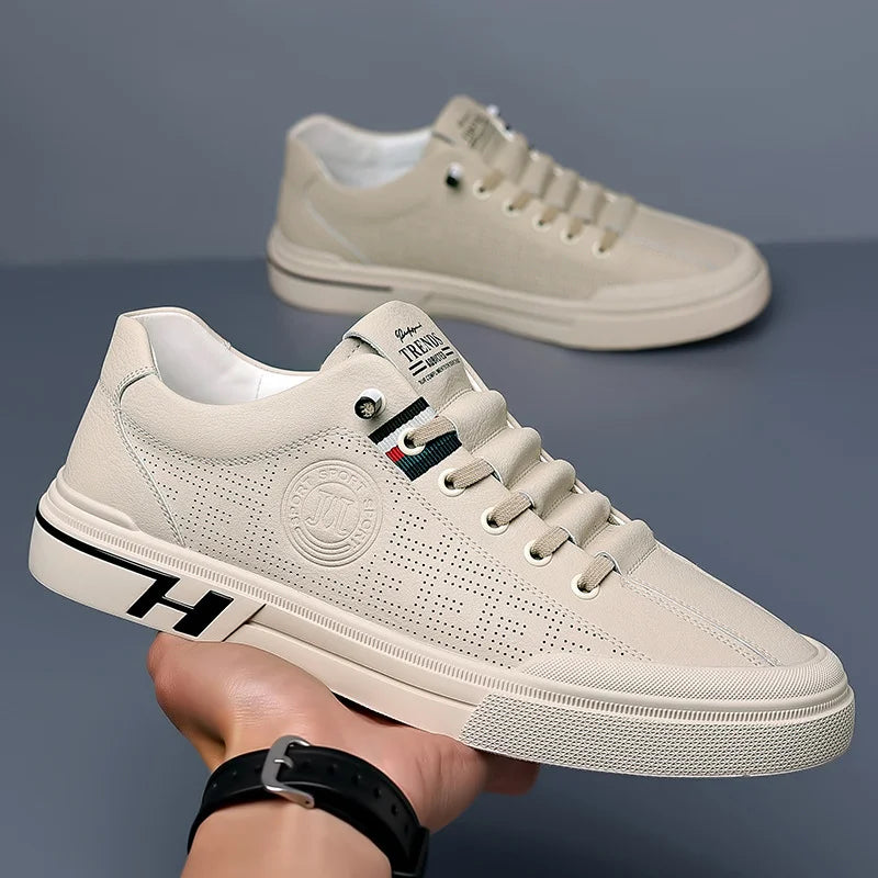 Heren Schoenen Casual Luxe Leer met Dempingstechniek 3