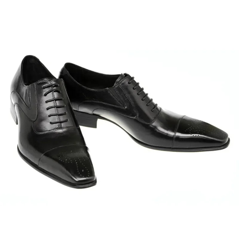 Heren Schoenen Oxford Vetersluiting Britse Casual Stijl 1