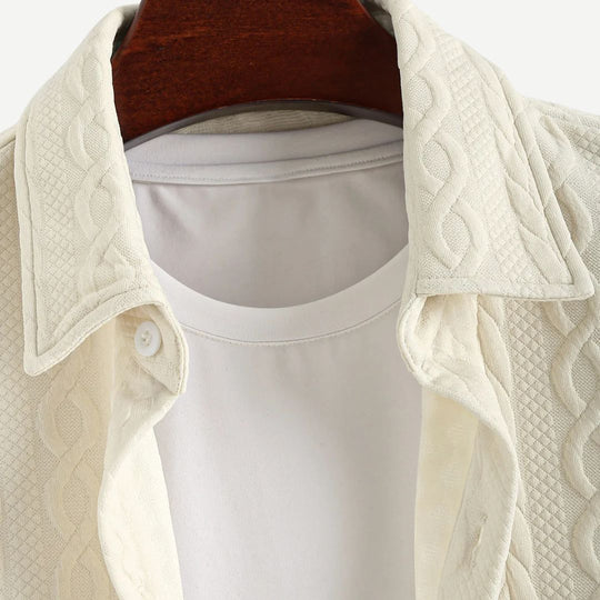 Heren Shirt Gebreid Comfortabel 2