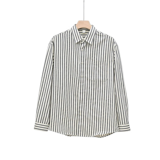 Heren Shirt met Lange Mouwen Gestreept Casual 0