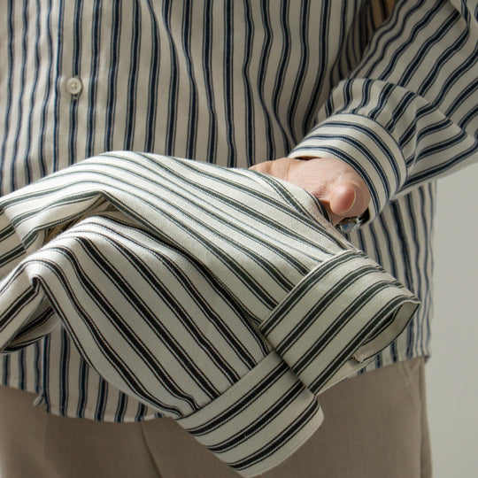 Heren Shirt met Lange Mouwen Gestreept Casual 6