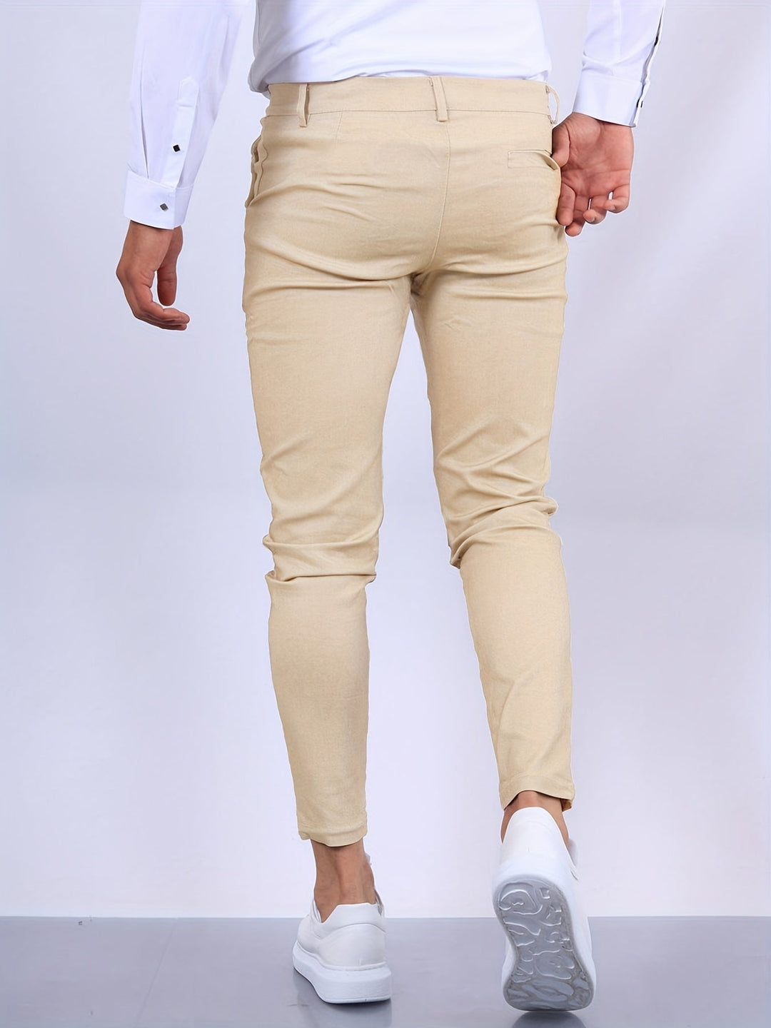 Heren Slim Fit Broek Modern Design 2