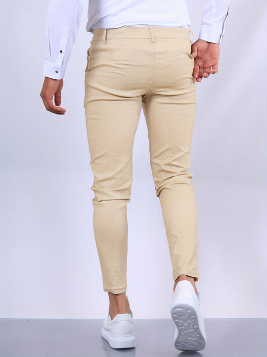 Heren Slim Fit Broek Modern Design 2