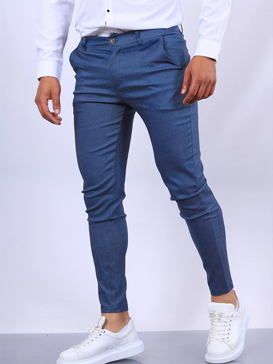 Heren Slim Fit Broek Modern Design 8