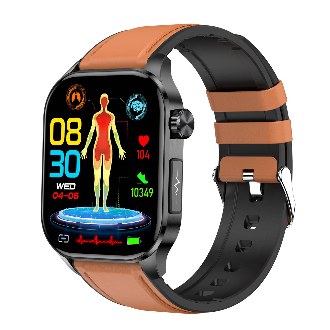 Heren Smartwatch Geavanceerde Gezondheidsmonitor 0