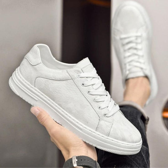 Heren Sneakers Camouflage Leer Gevoerd 1