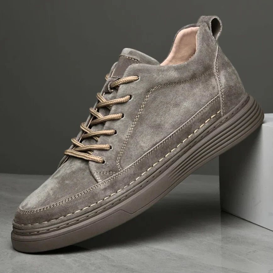 Heren Sneakers Italiaans Leer met Comfortabele EVA Tussenzool 3