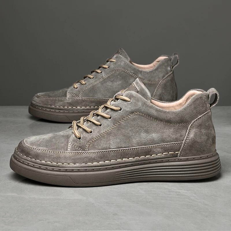 Heren Sneakers Italiaans Leer met Comfortabele EVA Tussenzool 4