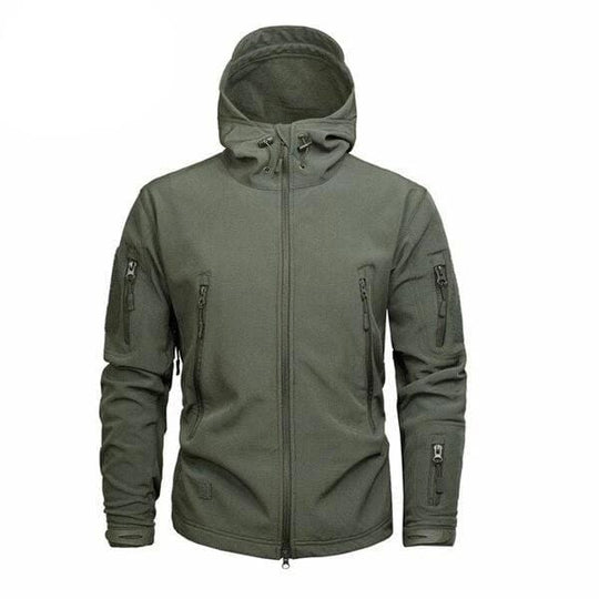 Heren Storm Jacket Waterdichte Polyester Met 7 Ritszakken 3