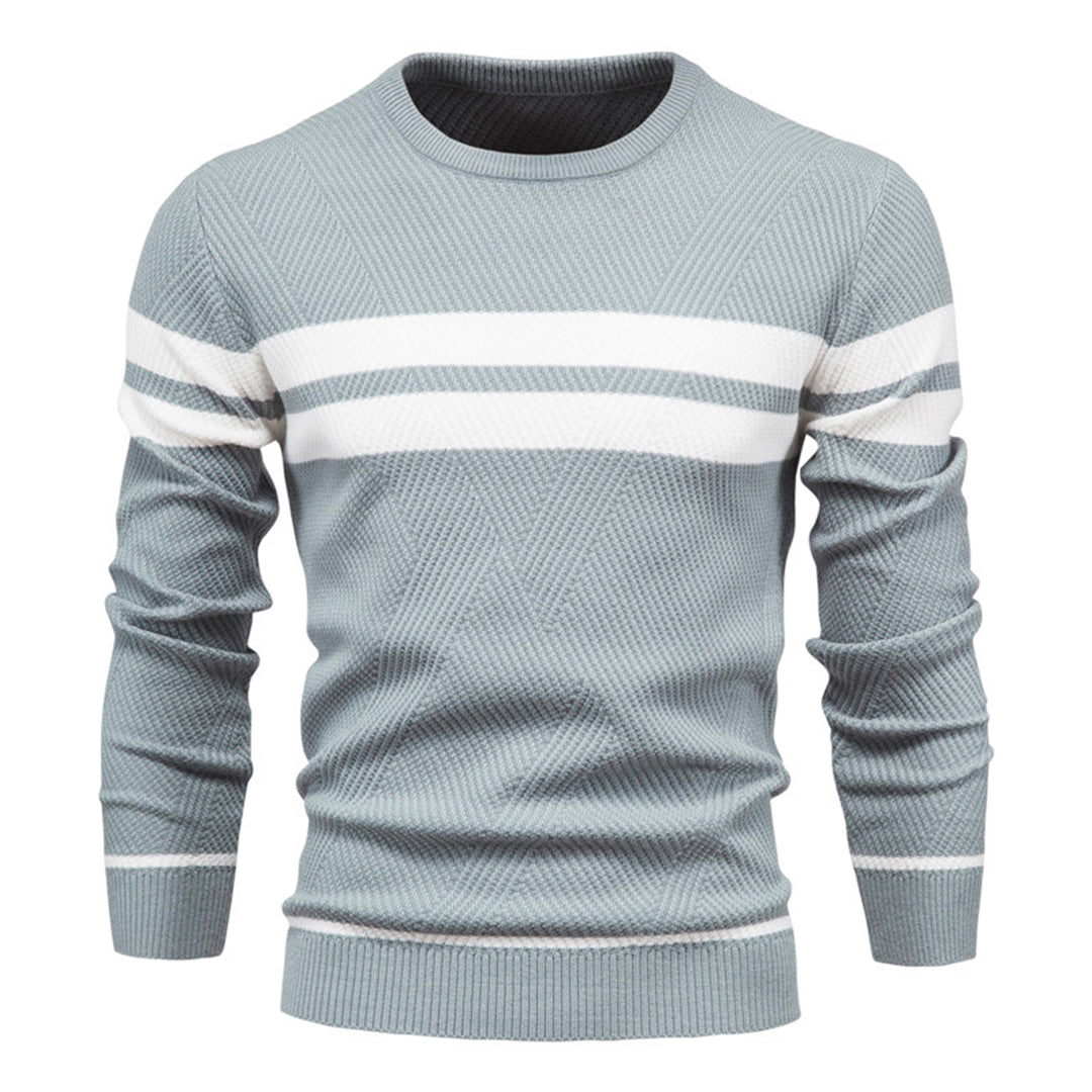 Heren Sweater Casual O-hals Katoenmix voor Herfst en Winter 0