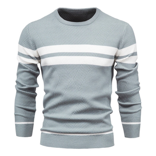 Heren Sweater Casual O-hals Katoenmix voor Herfst en Winter 0