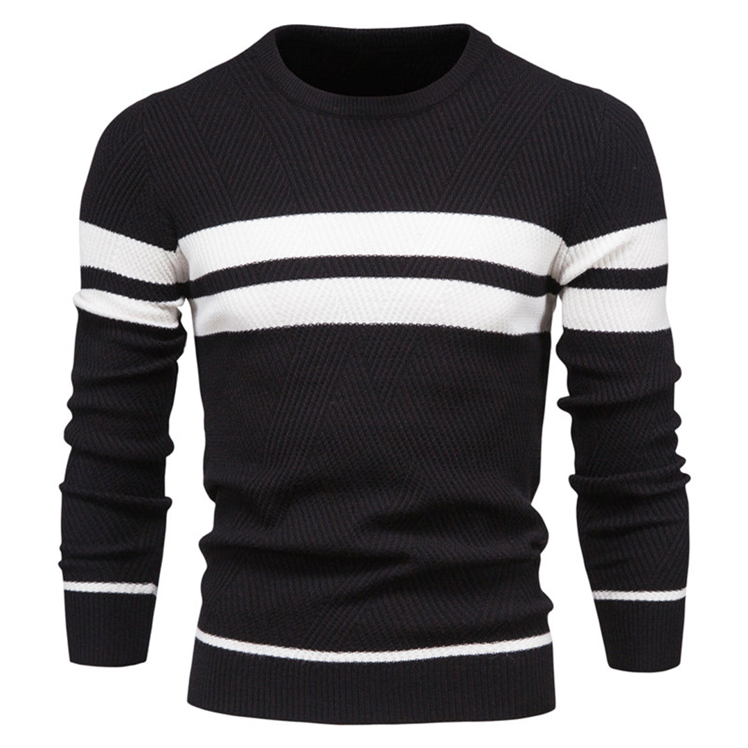 Heren Sweater Casual O-hals Katoenmix voor Herfst en Winter 2
