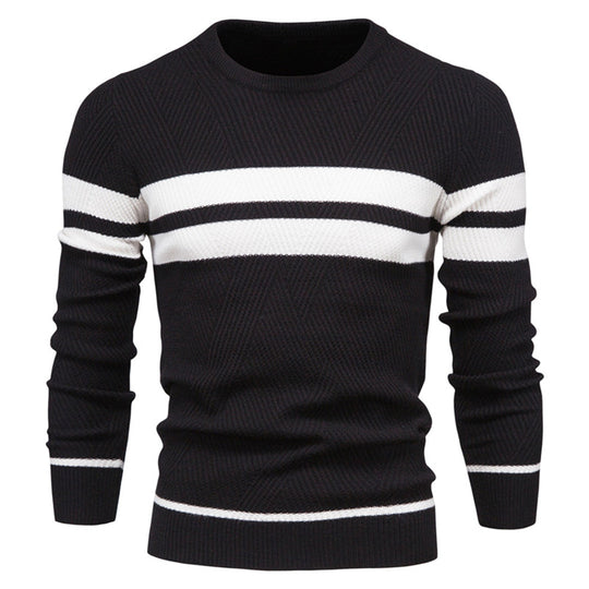 Heren Sweater Casual O-hals Katoenmix voor Herfst en Winter 2