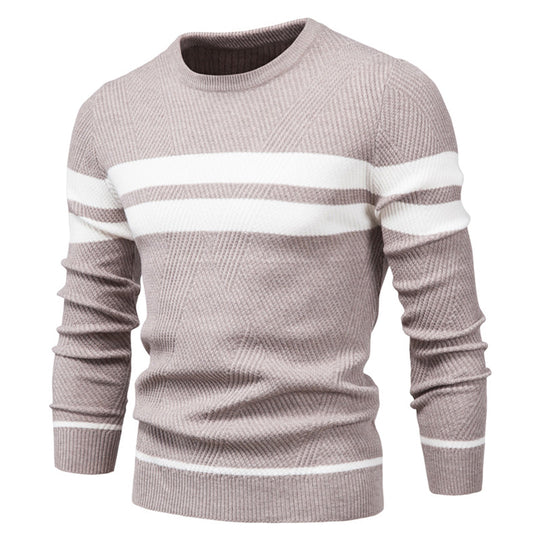 Heren Sweater Casual O-hals Katoenmix voor Herfst en Winter 6