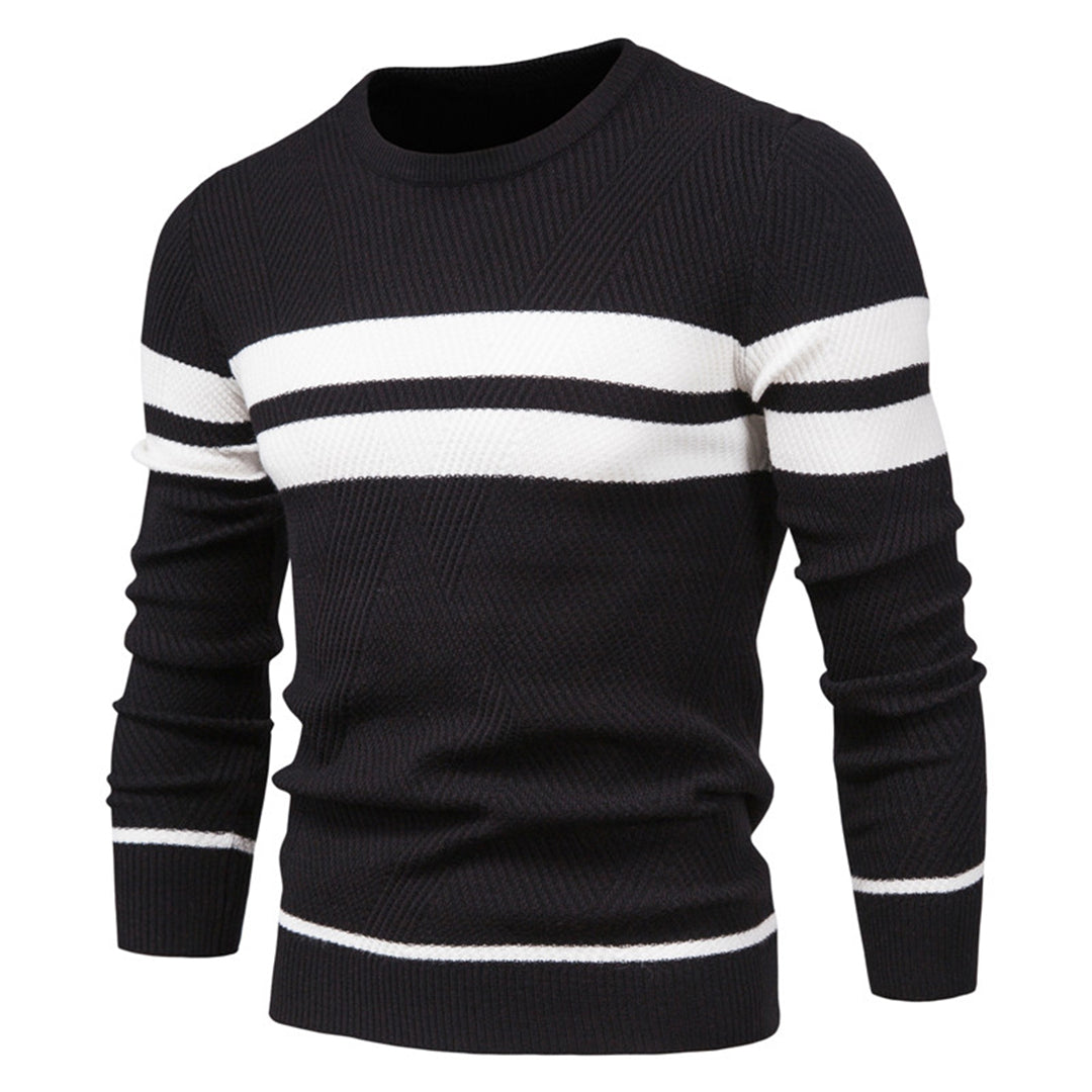 Heren Sweater Casual O-hals Katoenmix voor Herfst en Winter 7