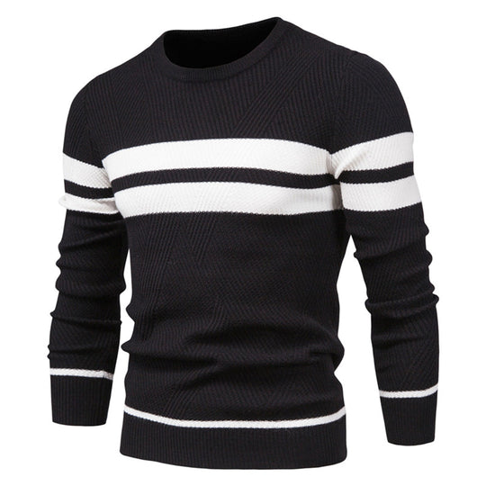 Heren Sweater Casual O-hals Katoenmix voor Herfst en Winter 7