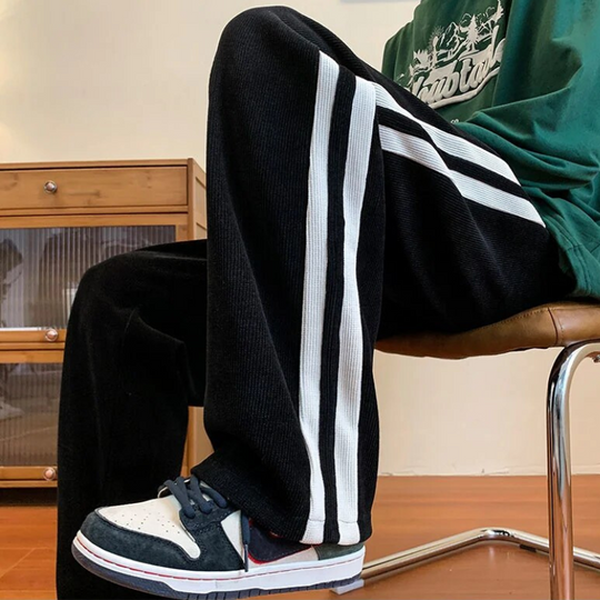 Heren Sweatpants Casual Katoen Corduroy met Verstelbare Touwtjes 4